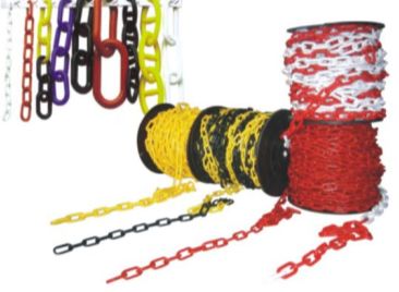 6mm, 8mm Red/White, Yellow/ Black Plastic Chain